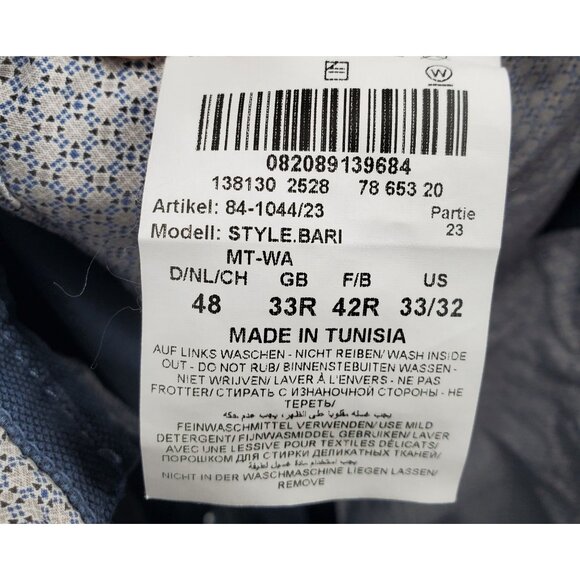 Brax Bari Bermuda Shorts Men Size 33 NWT Stretch Regular Fit Chino - Picture 7 of 13